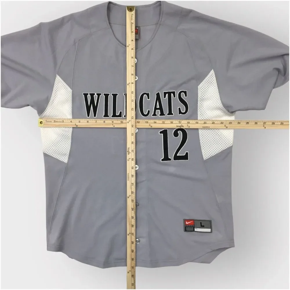 Vintage Nike Wildcats Jersey Size Large Baseball #12 AUTHENTIC Sewn NEW‎